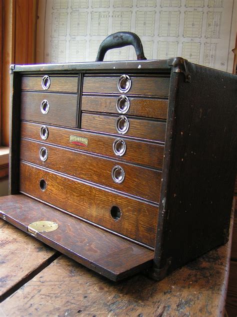 vintage metal union tool box|vintage union machinist tool box.